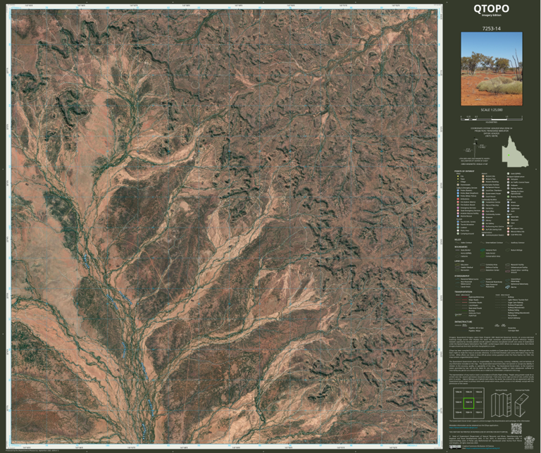 Middleton (7253-14i) Map by Department of Natural Resources and Mines ...