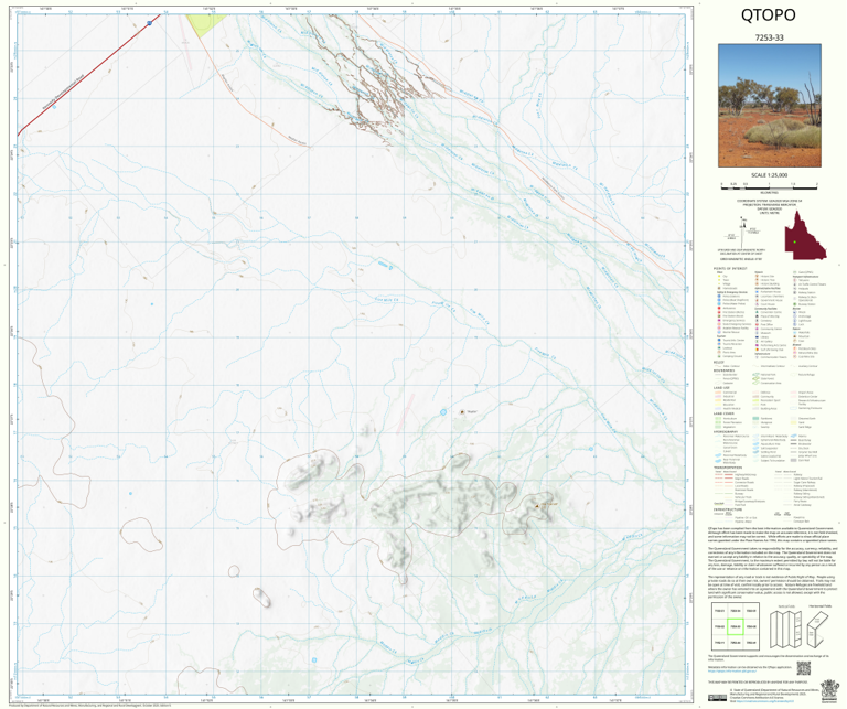 Middleton (7253-33) Map by Department of Natural Resources and Mines ...