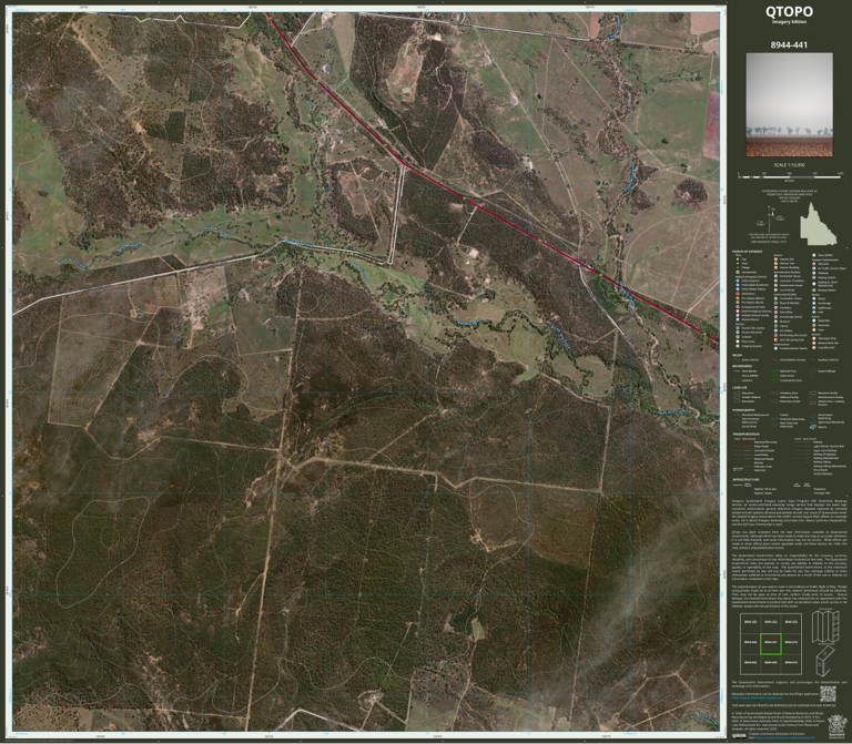 Miles (8944-441i) Map by Department of Natural Resources and Mines ...