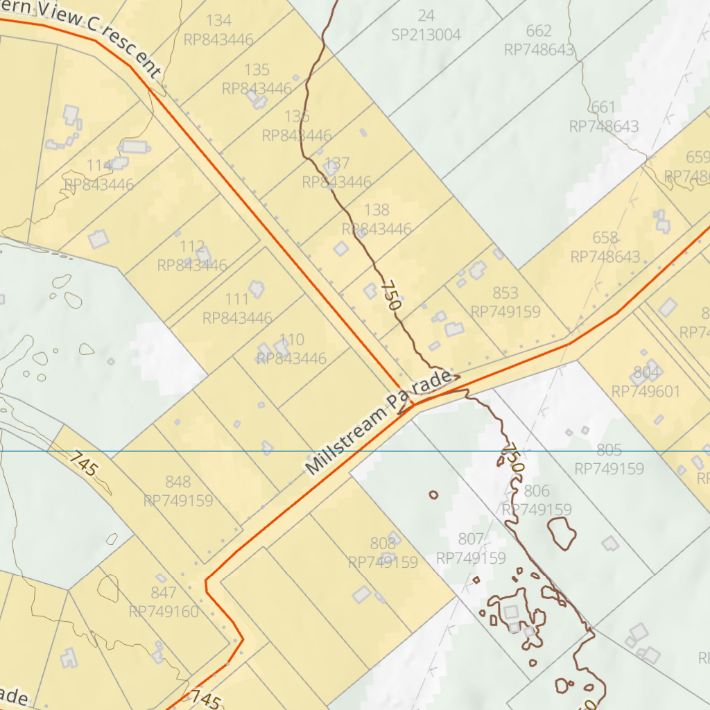Millstream (7962-124) Map by Department of Natural Resources and Mines ...