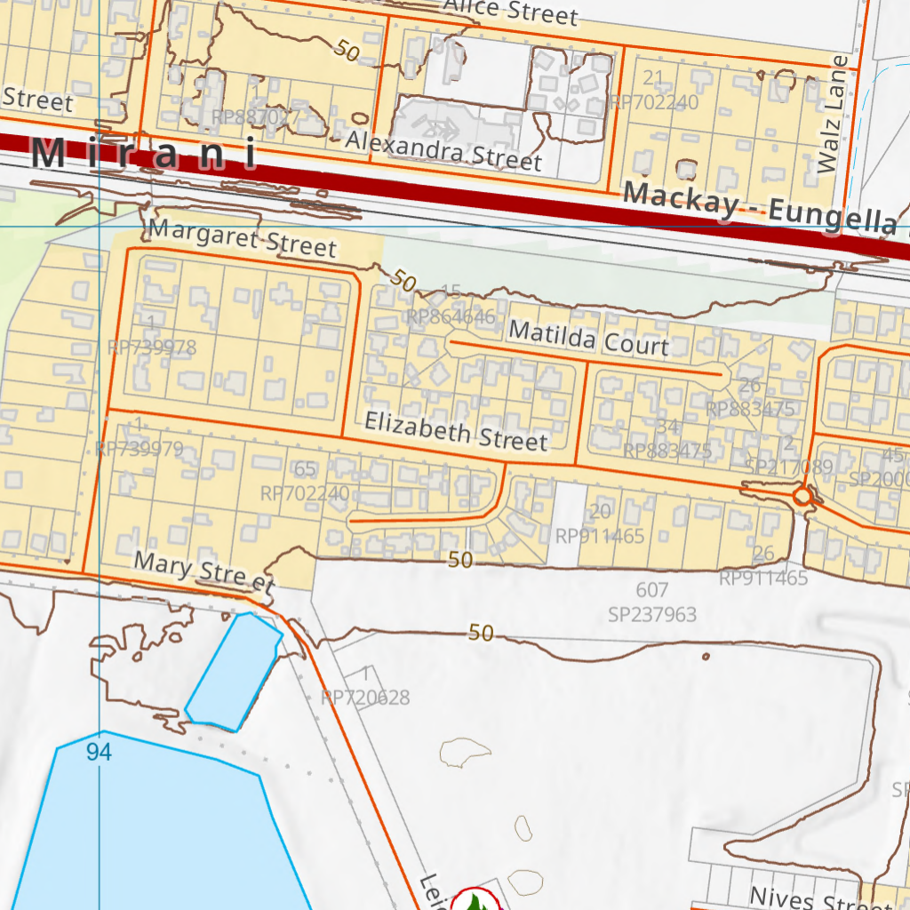 Mirani (8655-131) Map by Department of Natural Resources and Mines ...