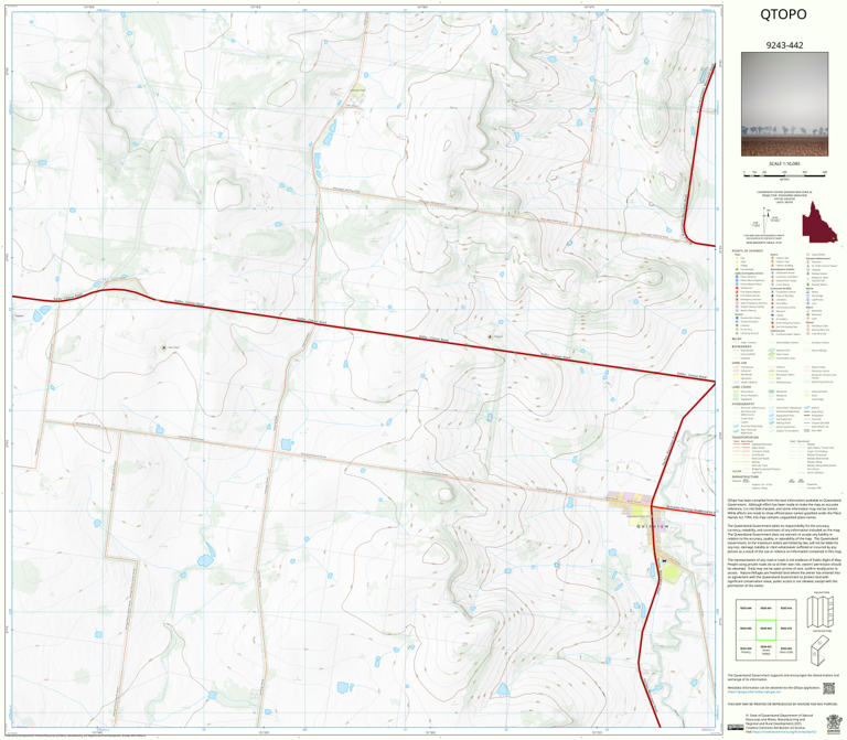 Moola (9243-442) Map by Department of Natural Resources and Mines ...