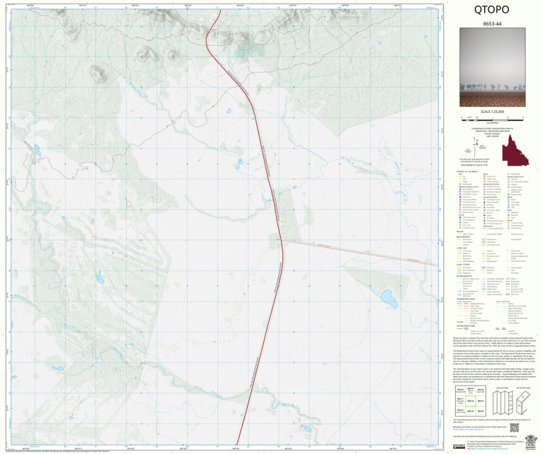 Morpeth (8653-44) Map by Department of Natural Resources and Mines ...