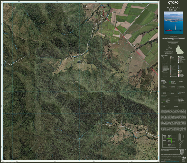 MOUNT ALICE (8755-331i) Map by Department of Natural Resources and ...