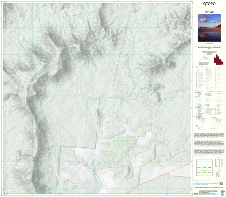 Mount Beardmore (7967-443) Map by Department of Natural Resources and ...