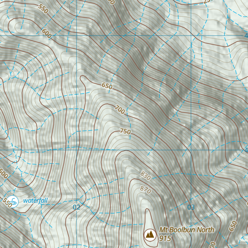 Mount Boolbun (7966-32) Map by Department of Natural Resources and ...