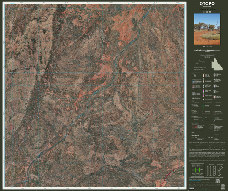 Mount Corella (6956-42i) Map by Department of Natural Resources and ...