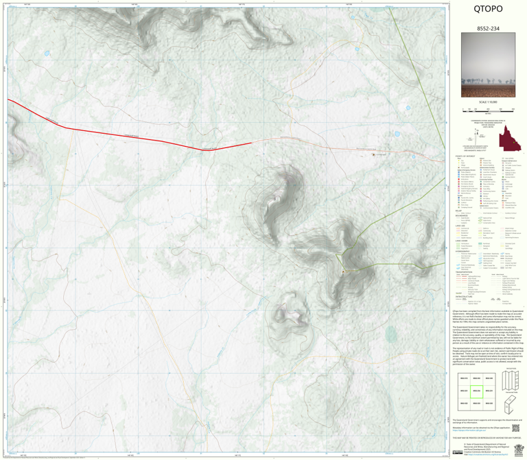 Mount Demipique (8552-234) Map by Department of Natural Resources and ...