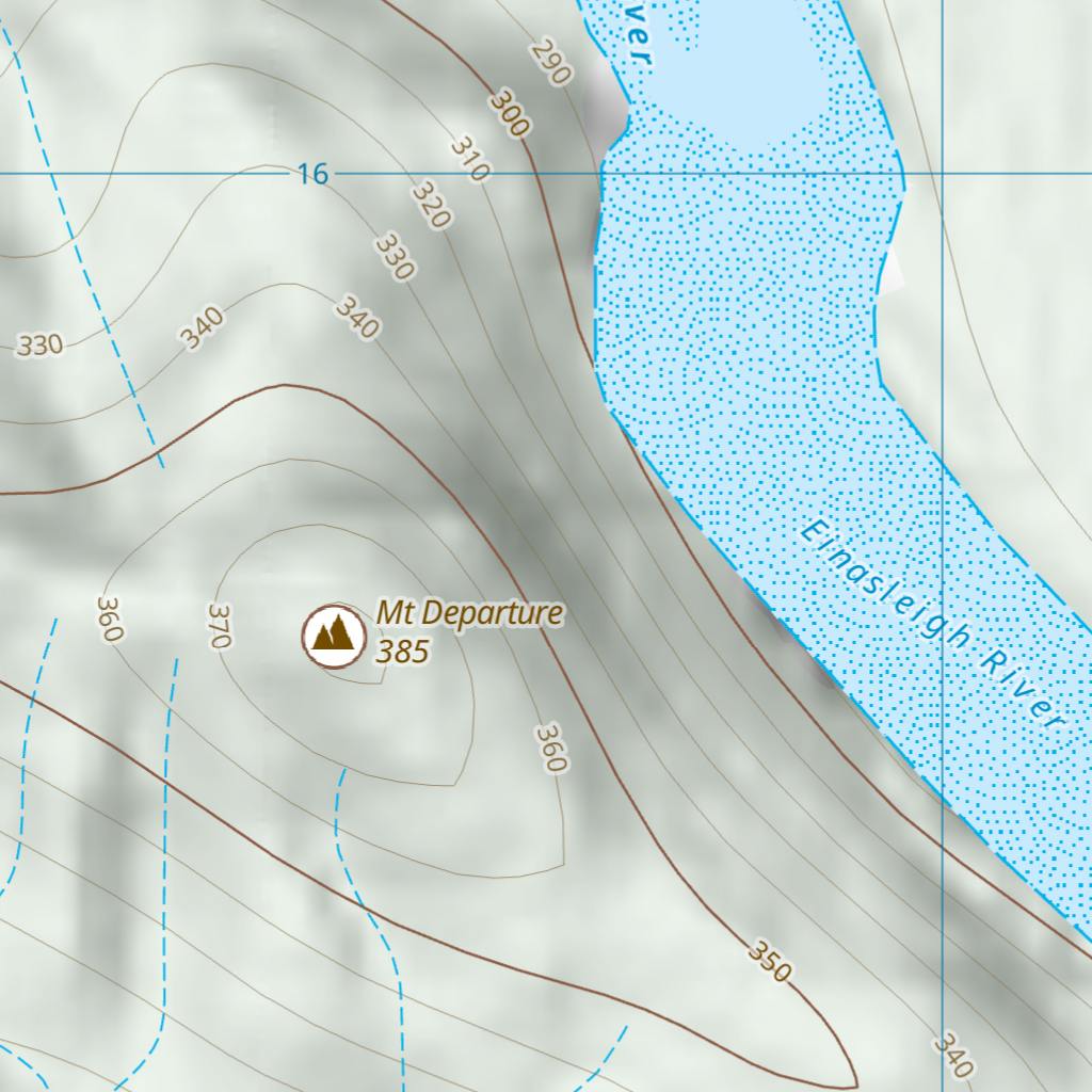Mount Departure (7662-231) Map by Department of Natural Resources and ...