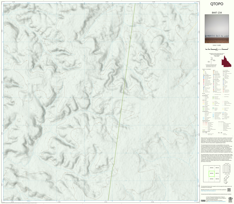 Mount Eddystone (8447-234) Map by Department of Natural Resources and ...