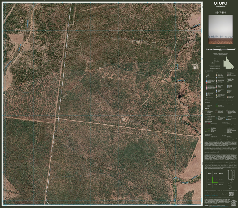 Mount Howe (8547-314i) Map by Department of Natural Resources and Mines ...