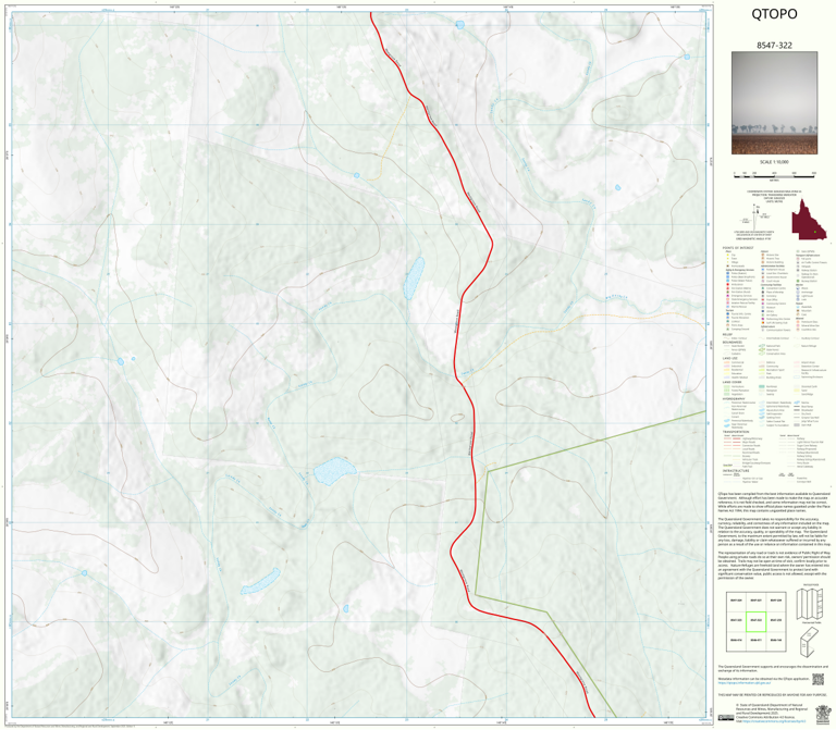 Howe Quarry Map Mount Howe (8547-322) Map by Department of Natural Resources and Mines ...