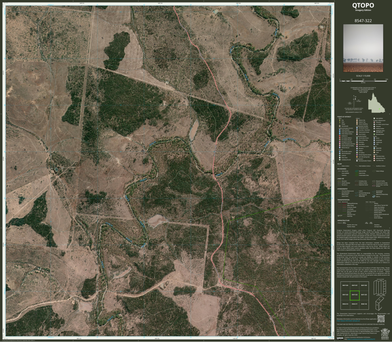 Mount Howe (8547-322i) Map by Department of Natural Resources and Mines ...