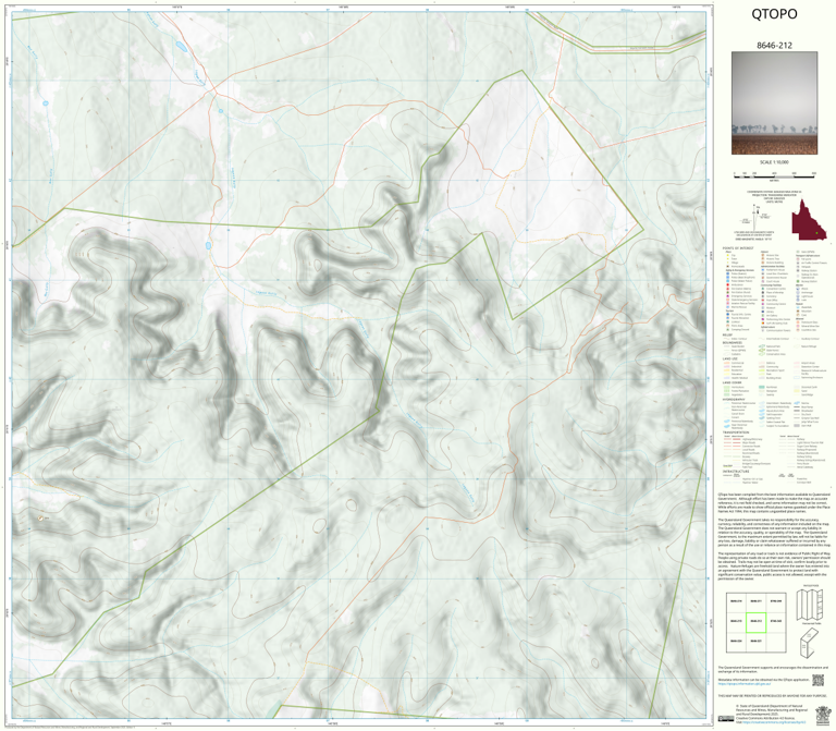 Mount Hutton (8646-212) Map by Department of Natural Resources and ...
