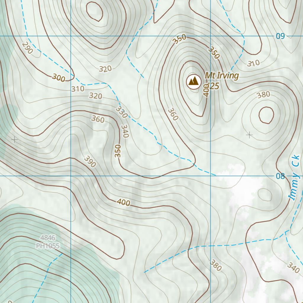 Mount Irving (8947-13) Map by Department of Natural Resources and Mines ...