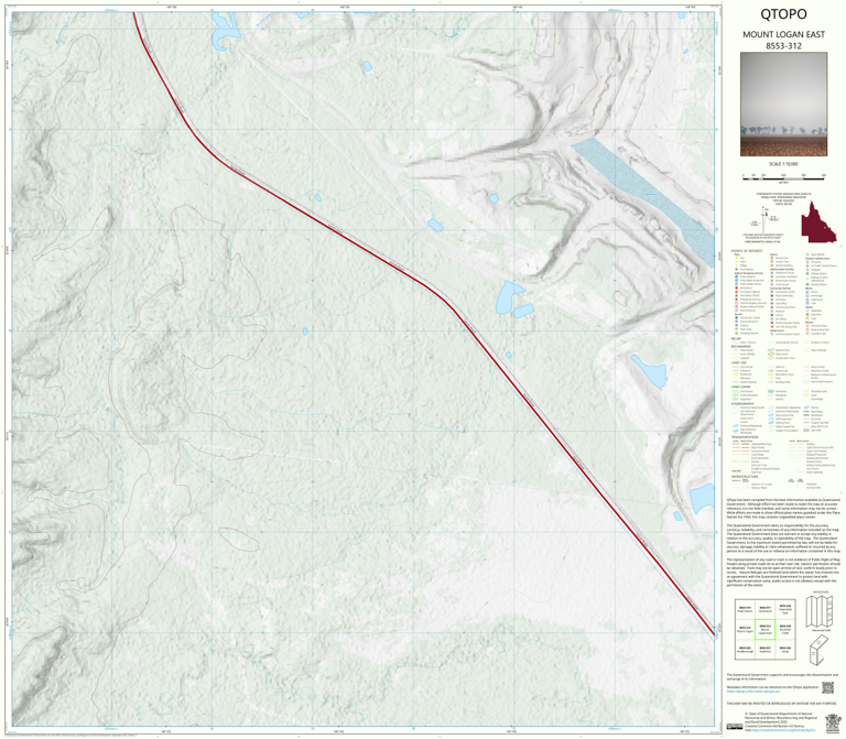 Mount Logan East (8553-312) Map by Department of Natural Resources and ...