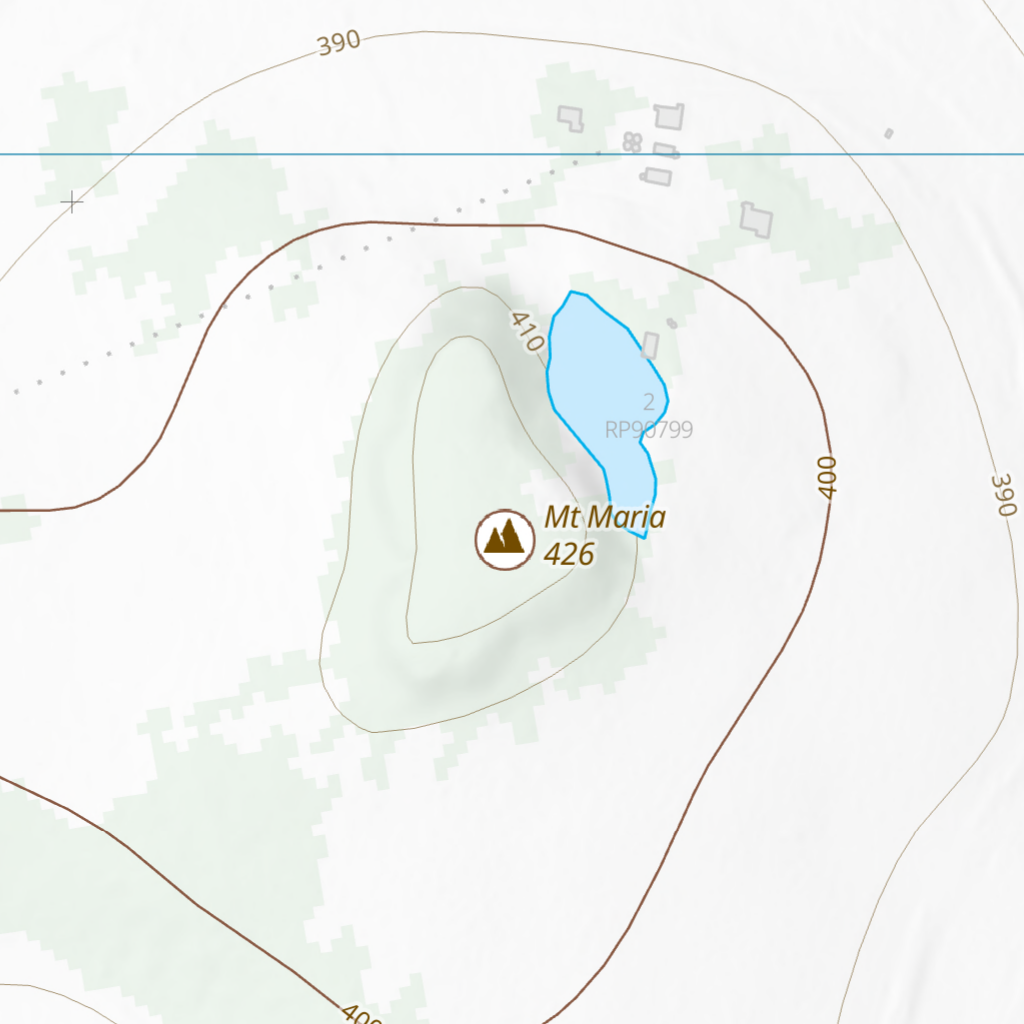 Mount Maria (9143-222) Map by Department of Natural Resources and Mines ...