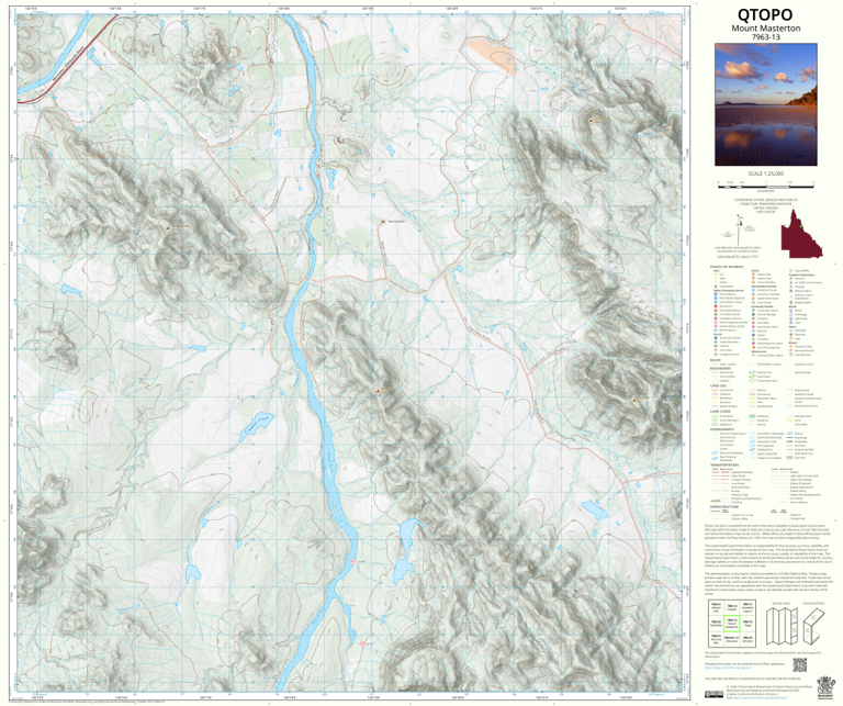 Mount Masterton (7963-13) Map by Department of Natural Resources and ...