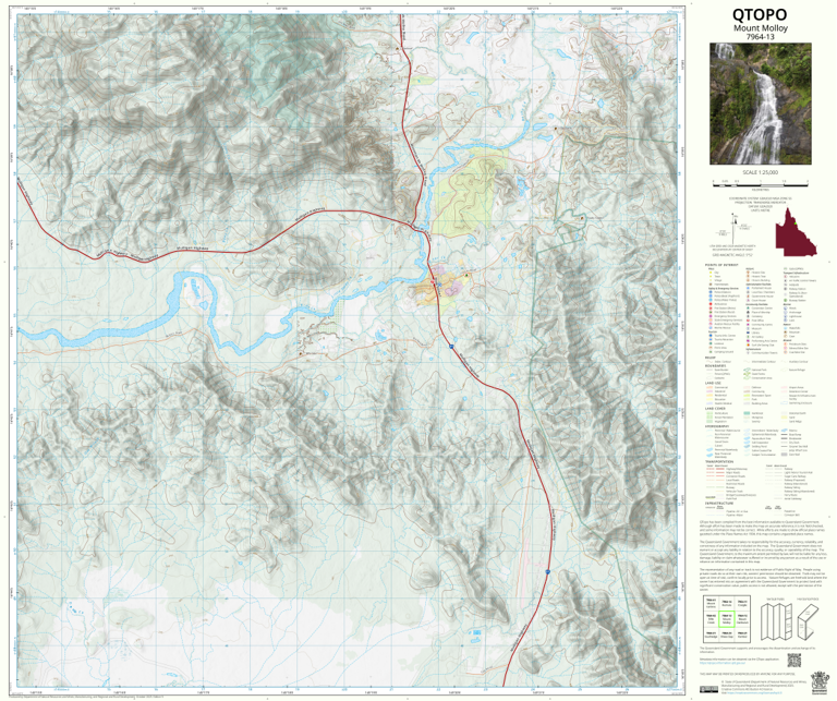 Mount Molloy (7964-13) Map by Department of Natural Resources and Mines ...