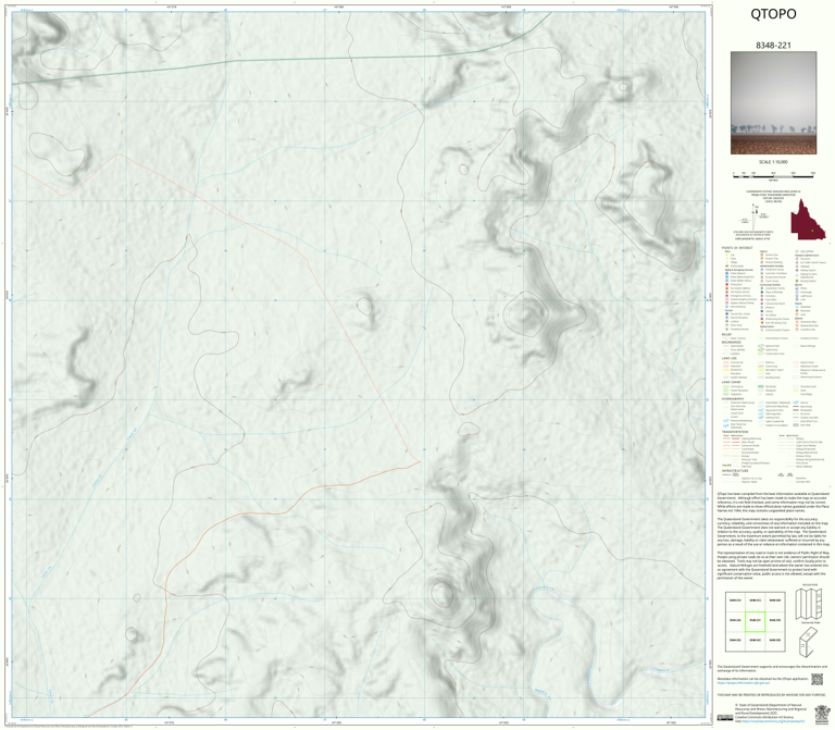 Mount Mooloolong (8348-221) Map by Department of Natural Resources and ...