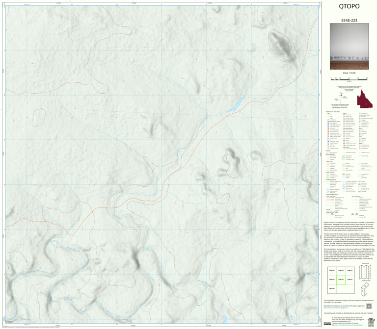 Mount Mooloolong (8348-223) Map by Department of Natural Resources and ...
