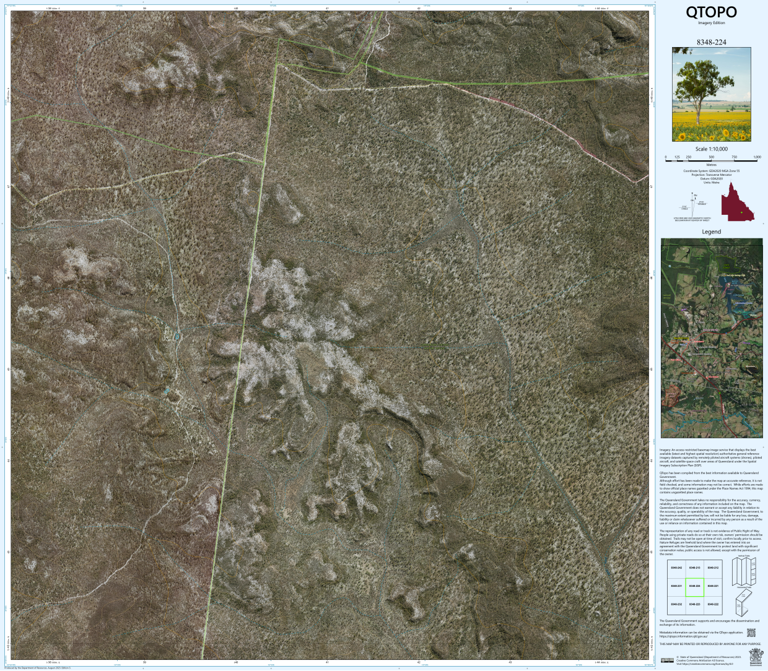 Mount Mooloolong (8348-224i) Map by Department of Natural Resources and ...