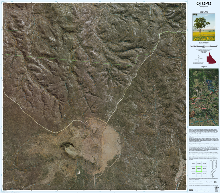 Mount Mooloolong (8348-234i) Map by Department of Natural Resources and ...