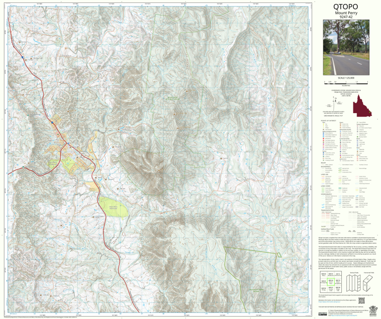 Camp Perry Building Map Mount Perry (9247-42) Map by Department of Natural Resources and Mines ...