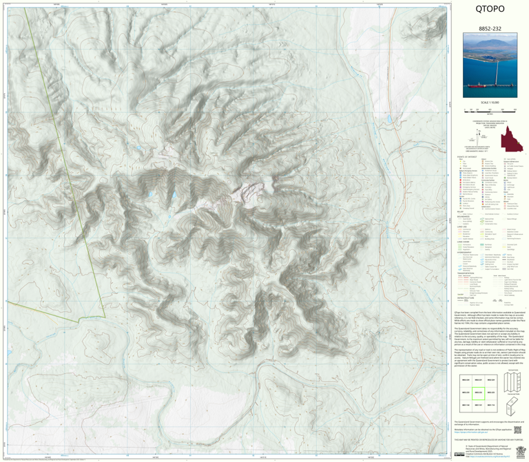 Mount Redcliffe (8852-232) Map by Department of Natural Resources and ...