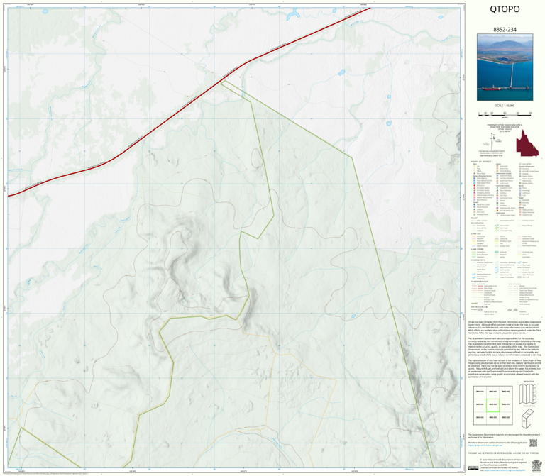Mount Redcliffe (8852-234) Map by Department of Natural Resources and ...