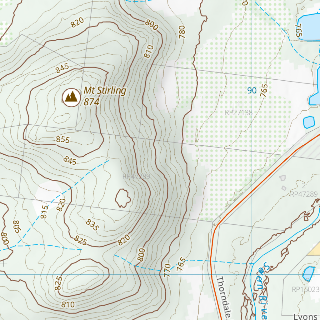 Mount Stirling (9240-132) Map by Department of Natural Resources and ...