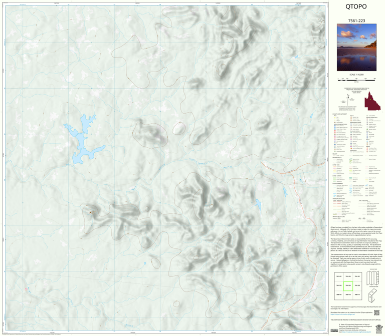 Mount Sullivan (7561-223) Map by Department of Natural Resources and ...