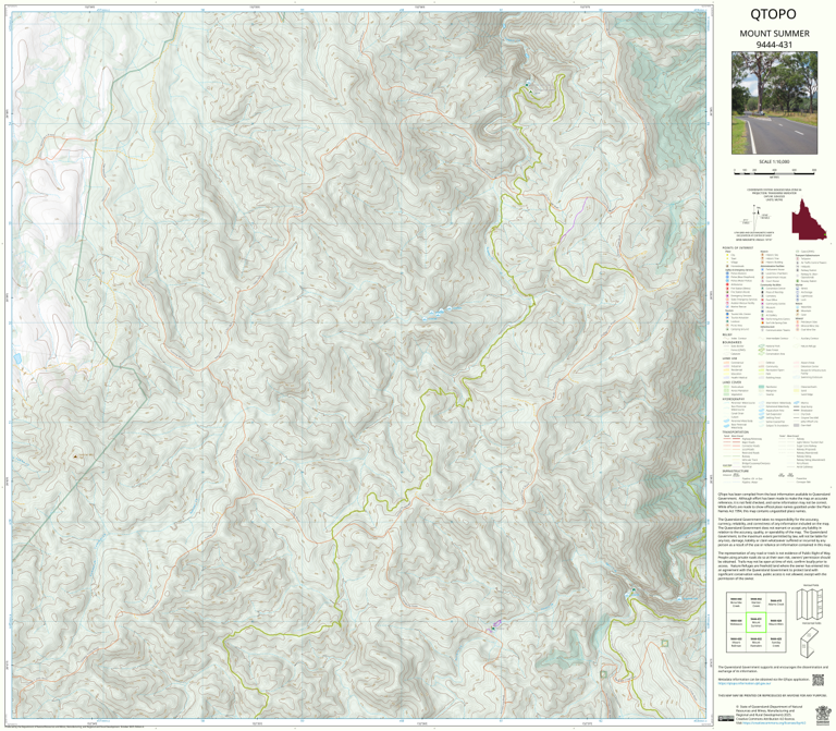 Mount Summer (9444-431) Map by Department of Natural Resources and ...