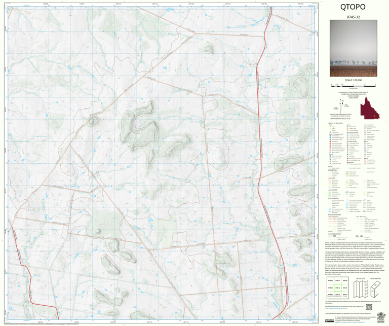 Muggleton (8745-32) Map by Department of Natural Resources and Mines ...