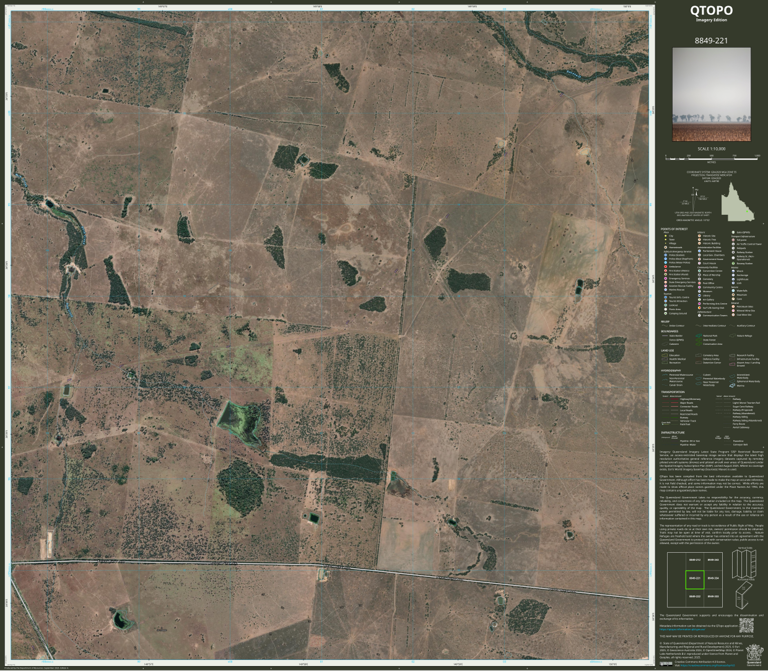 Mungi (8849-221i) Map by Department of Natural Resources and Mines ...