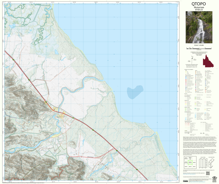 Mutarnee (8160-23) Map by Department of Natural Resources and Mines ...