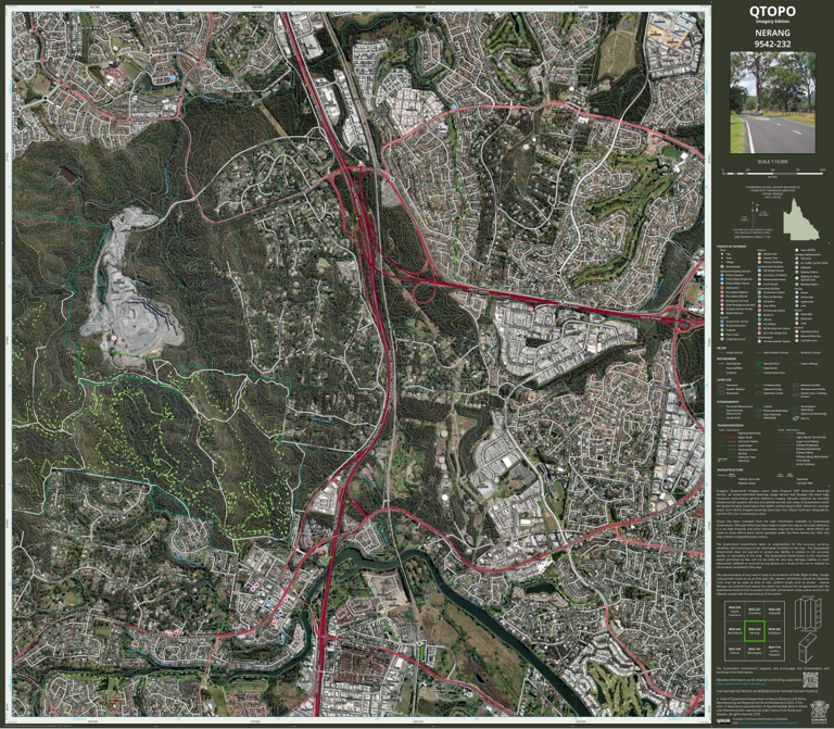 NERANG (9542-232i) Map by Department of Natural Resources and Mines ...