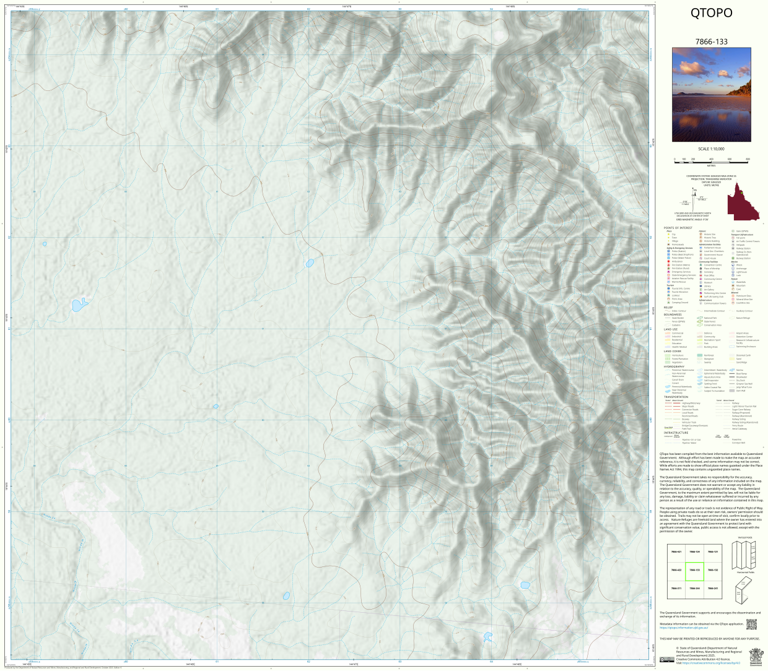 Ninda (7866-133) Map by Department of Natural Resources and Mines ...