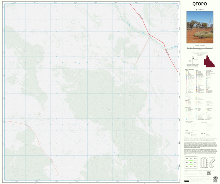 Noorama (8140-44) Map by Department of Natural Resources and Mines ...