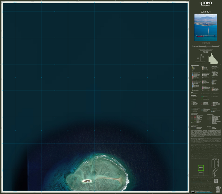 North Reef Island (9251-124i) Map by Department of Natural Resources ...
