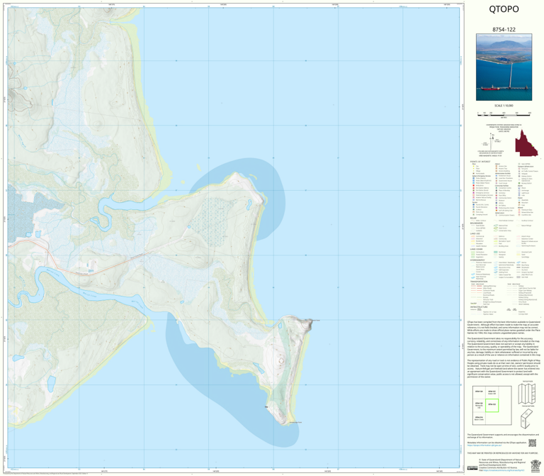 Notch Point (8754-122) Map by Department of Natural Resources and Mines ...