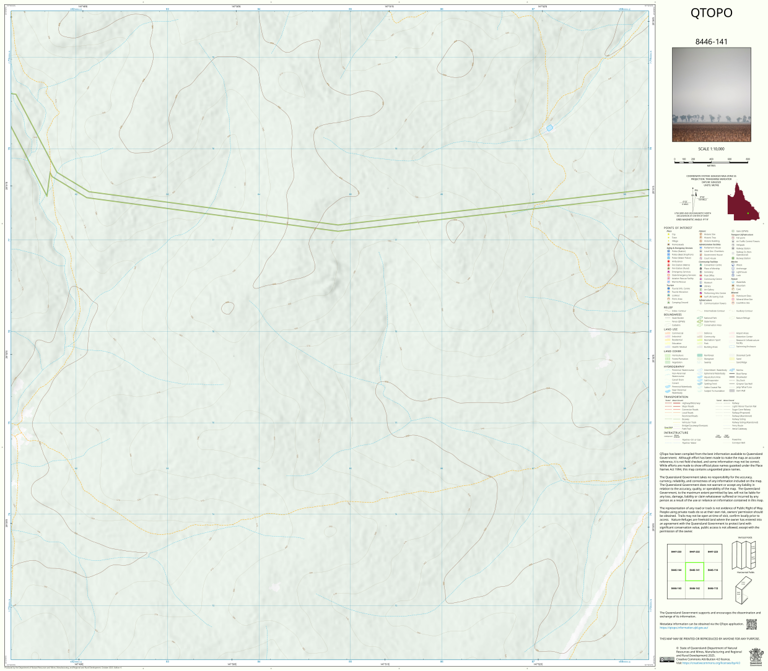 Oak Vale (8446-141) Map by Department of Natural Resources and Mines ...