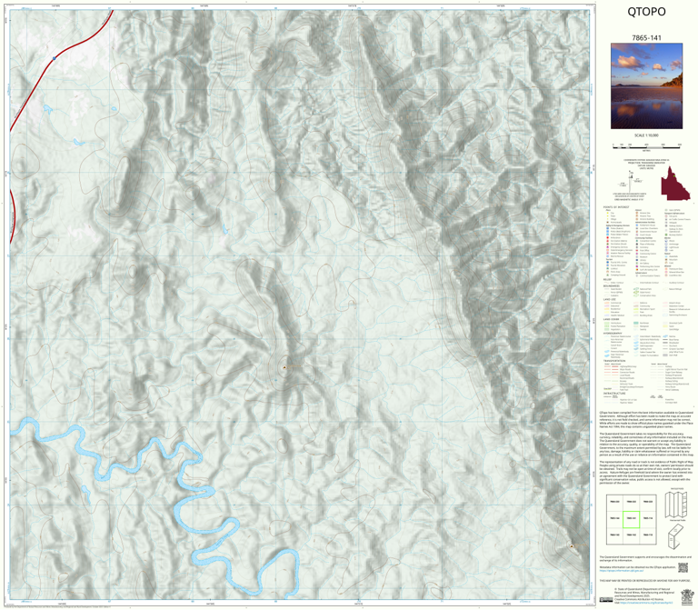Palmer (7865-141) Map by Department of Natural Resources and Mines ...