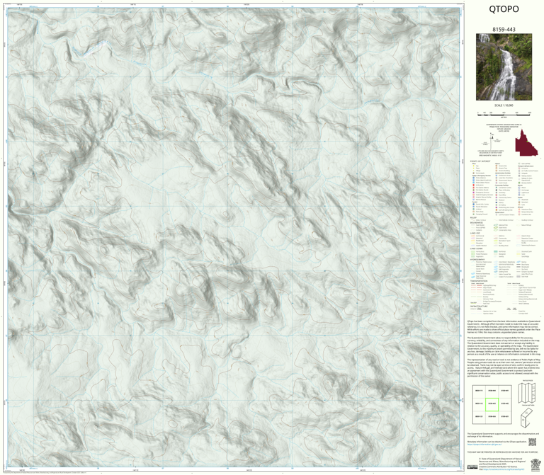 Paluma (8159-443) Map by Department of Natural Resources and Mines ...