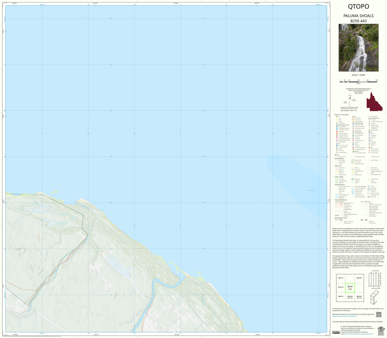 Paluma Shoals (8259-443) Map by Department of Natural Resources and ...