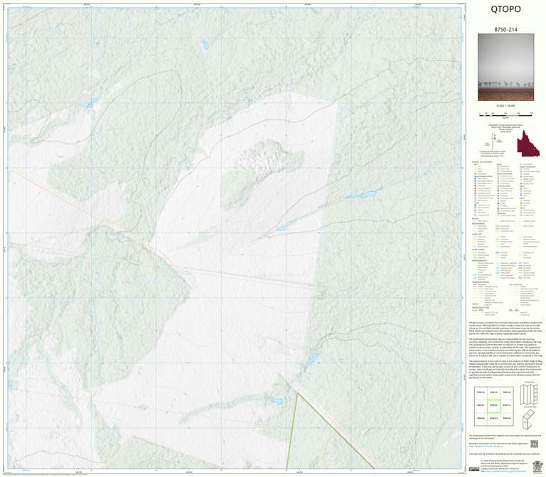Parkes (8750-214) Map by Department of Natural Resources and Mines ...