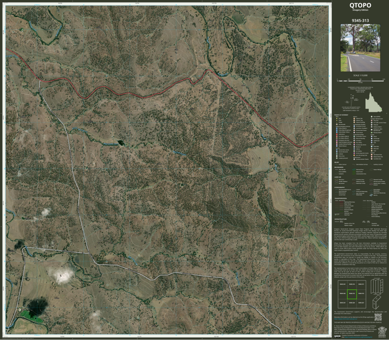 Pearson (9345-313i) Map by Department of Natural Resources and Mines ...