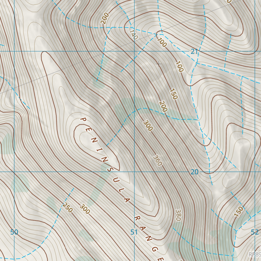 Peninsula Range (9053-33) Map by Department of Natural Resources and ...