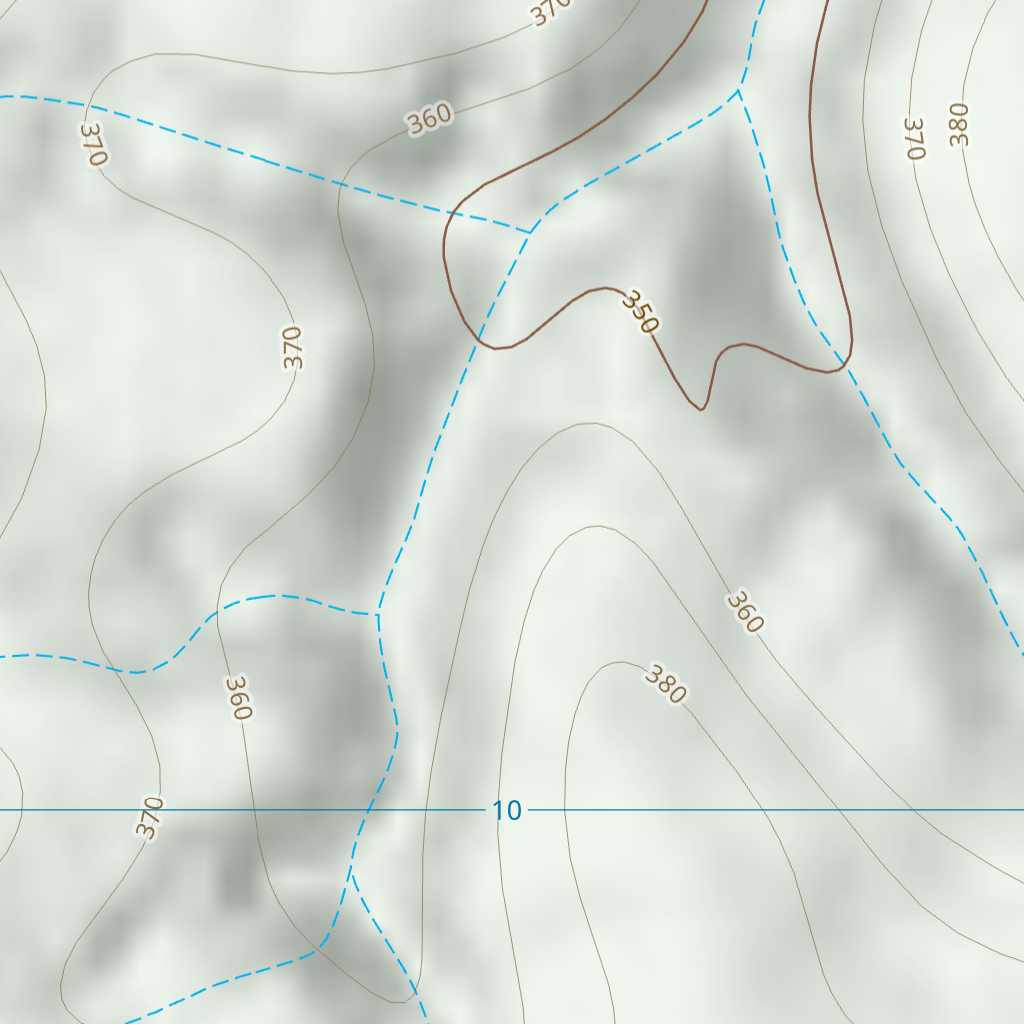Peak Map Rotation Perpendicular Peak (7560-334) Map by Department of Natural Resources ...