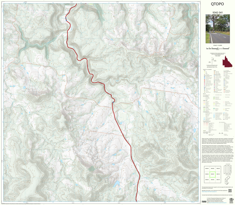 Pilton (9342-341) Map by Department of Natural Resources and Mines ...